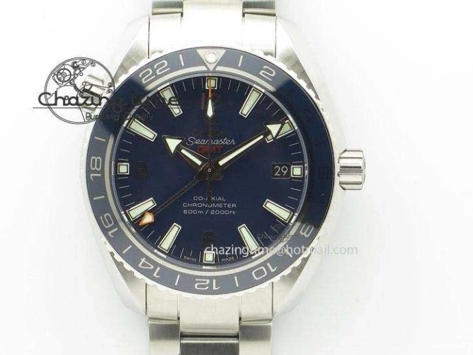 0524 De Ville SS DIWF 1:1 Best Edition Deep Blue Dial SS Markers on SS Bracelet MIYOTA Thermal 7849